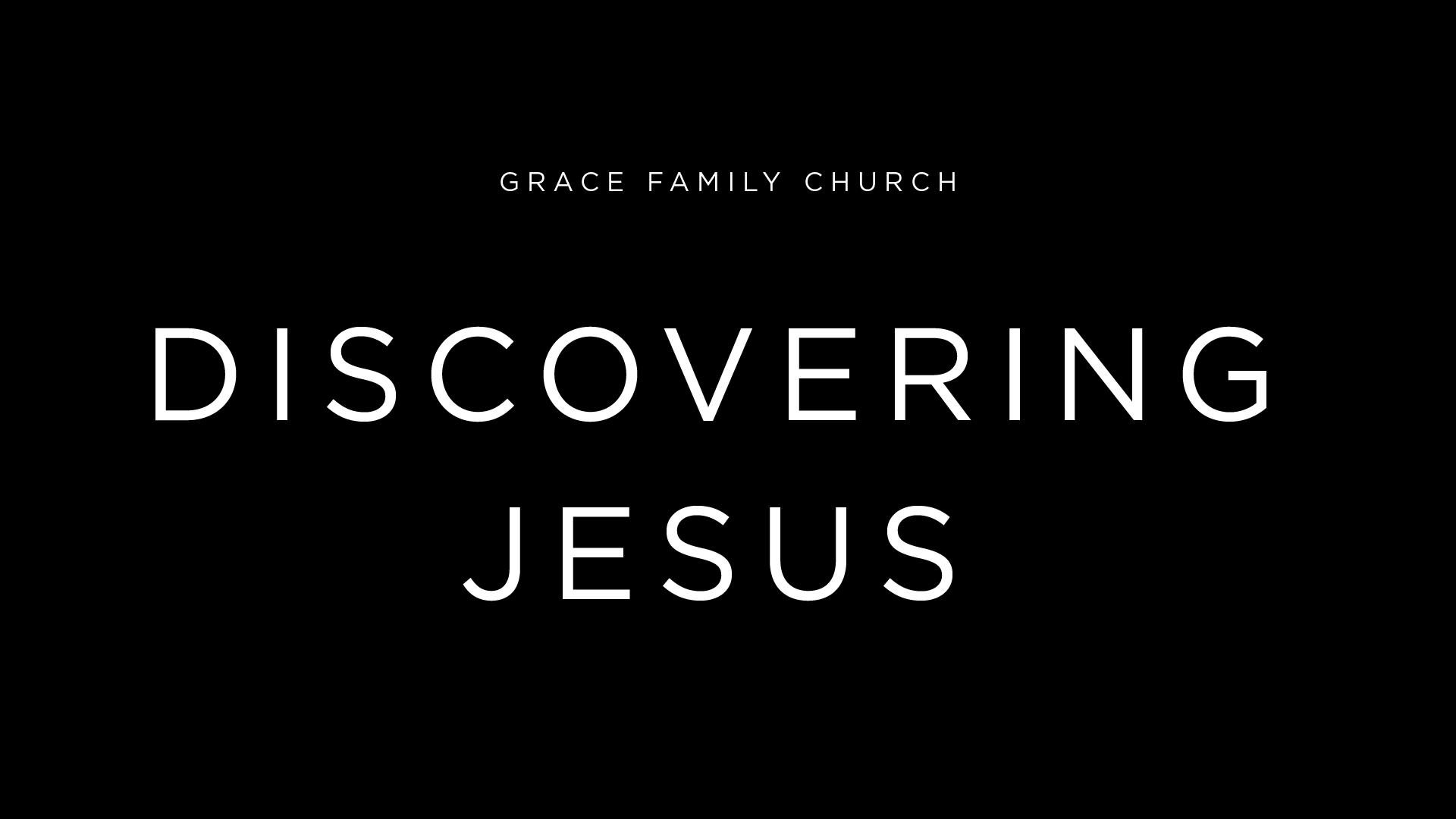 Discovering Jesus